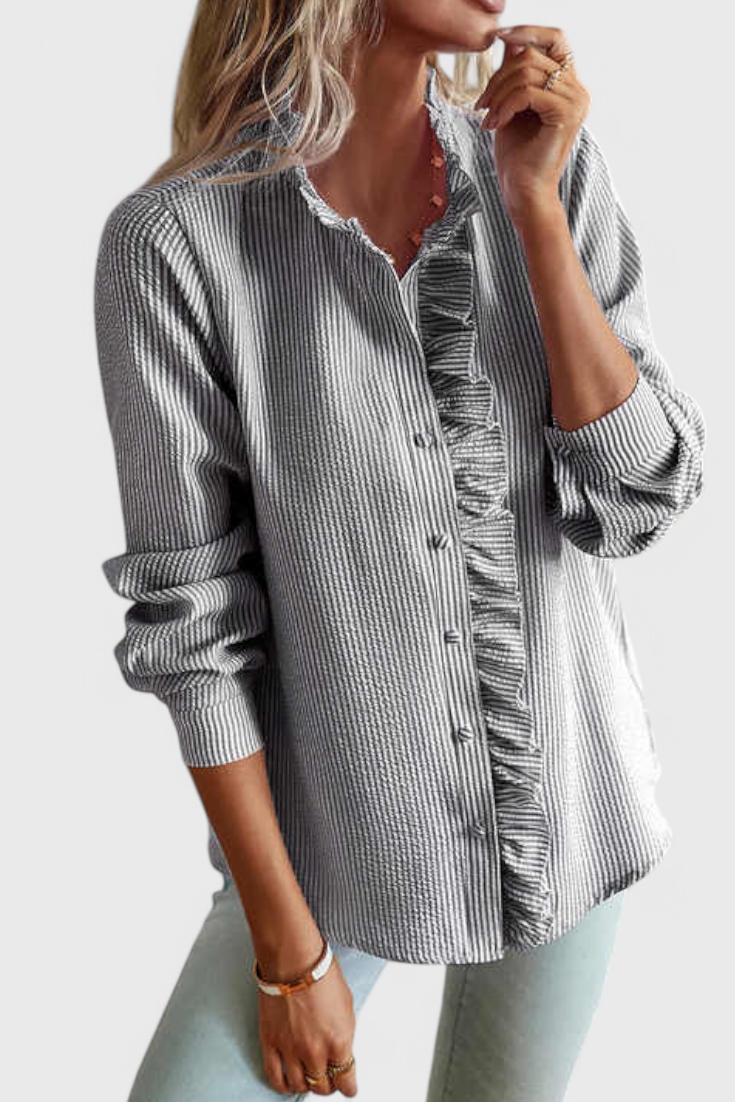 Estela | Blusa elegante con volantes