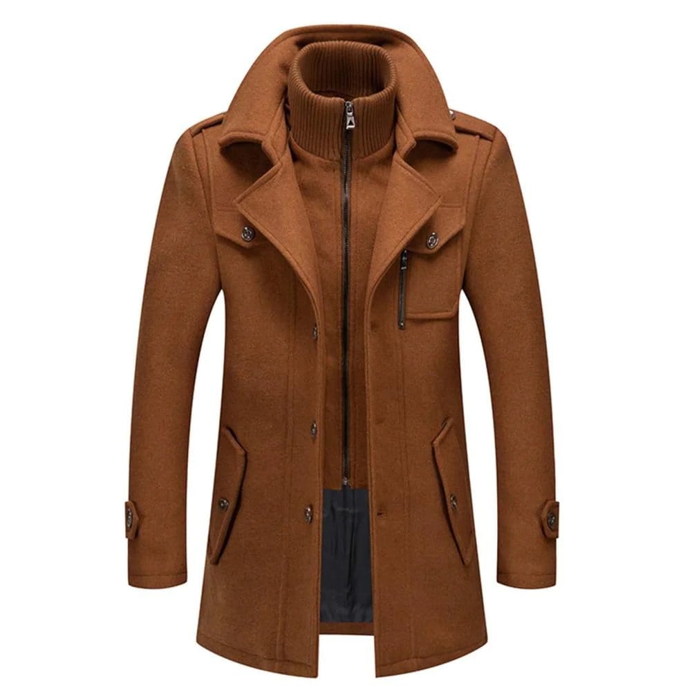 Fernando | Abrigo elegante con chaqueta interior extraíble