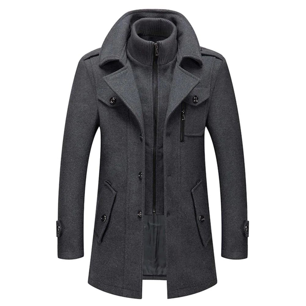 Fernando | Abrigo elegante con chaqueta interior extraíble