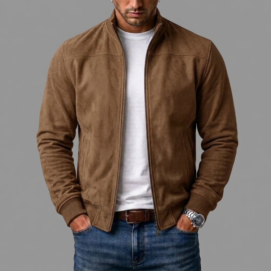 Andrés | Cazadora bomber efecto ante (1+1 GRATIS)
