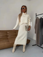 Hiver nouveau tricot costume femmes