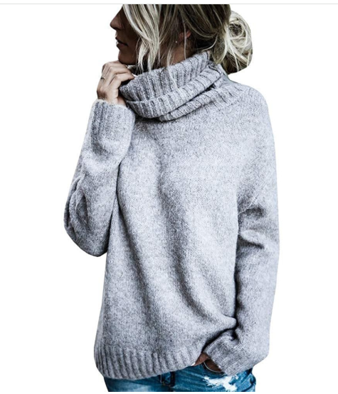 Estela | Jersey de canalé con cuello alto favorecedor