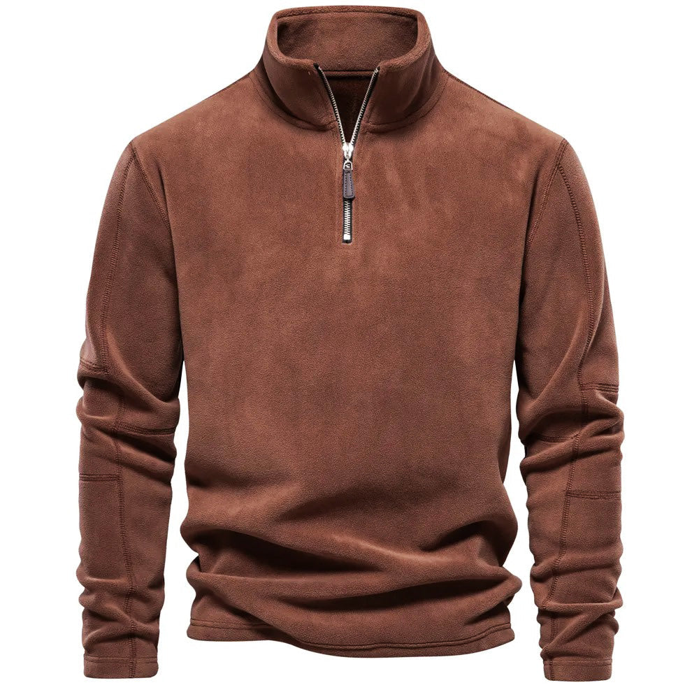 Jonás | Jersey polar con cuello alto y cremallera