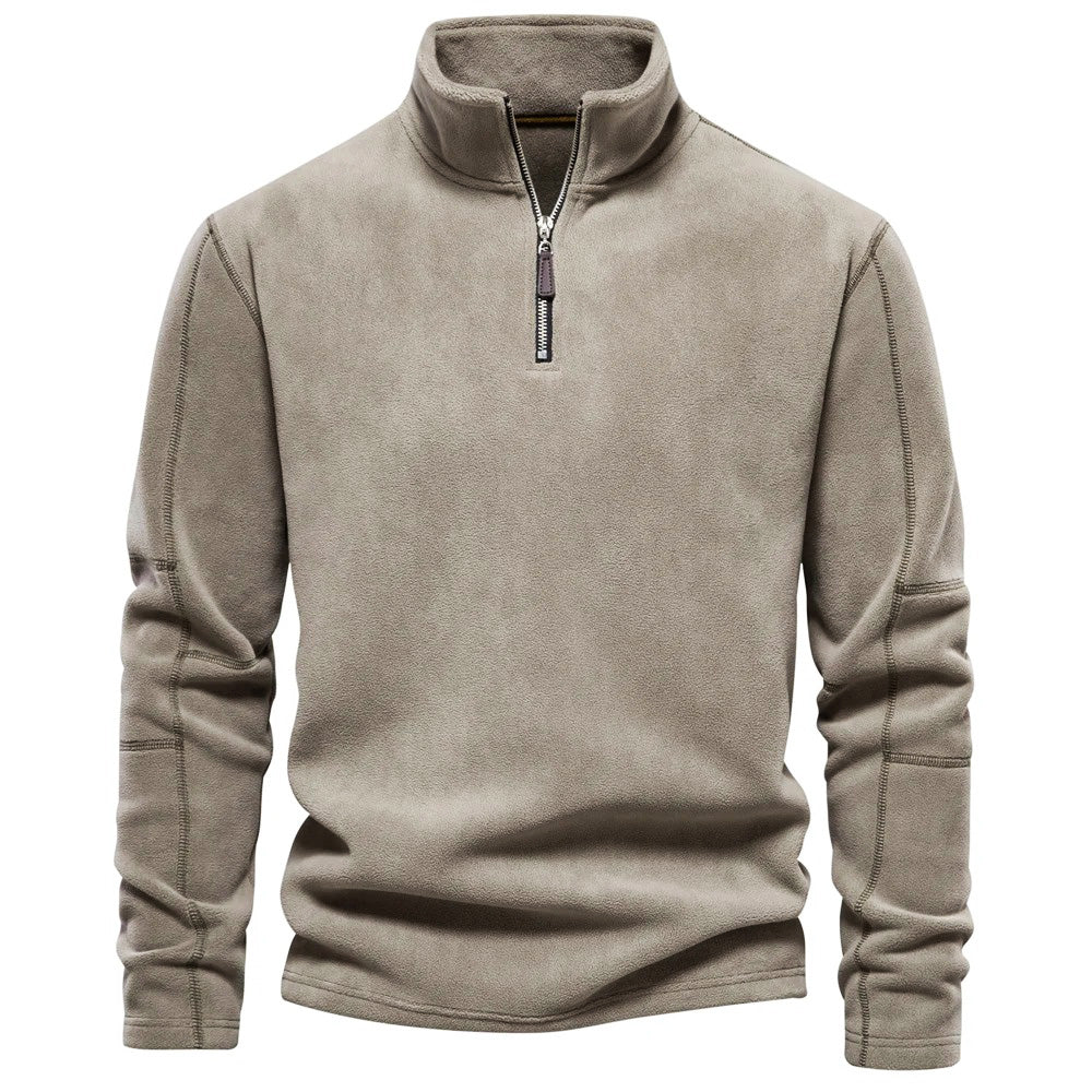 Jonás | Jersey polar con cuello alto y cremallera