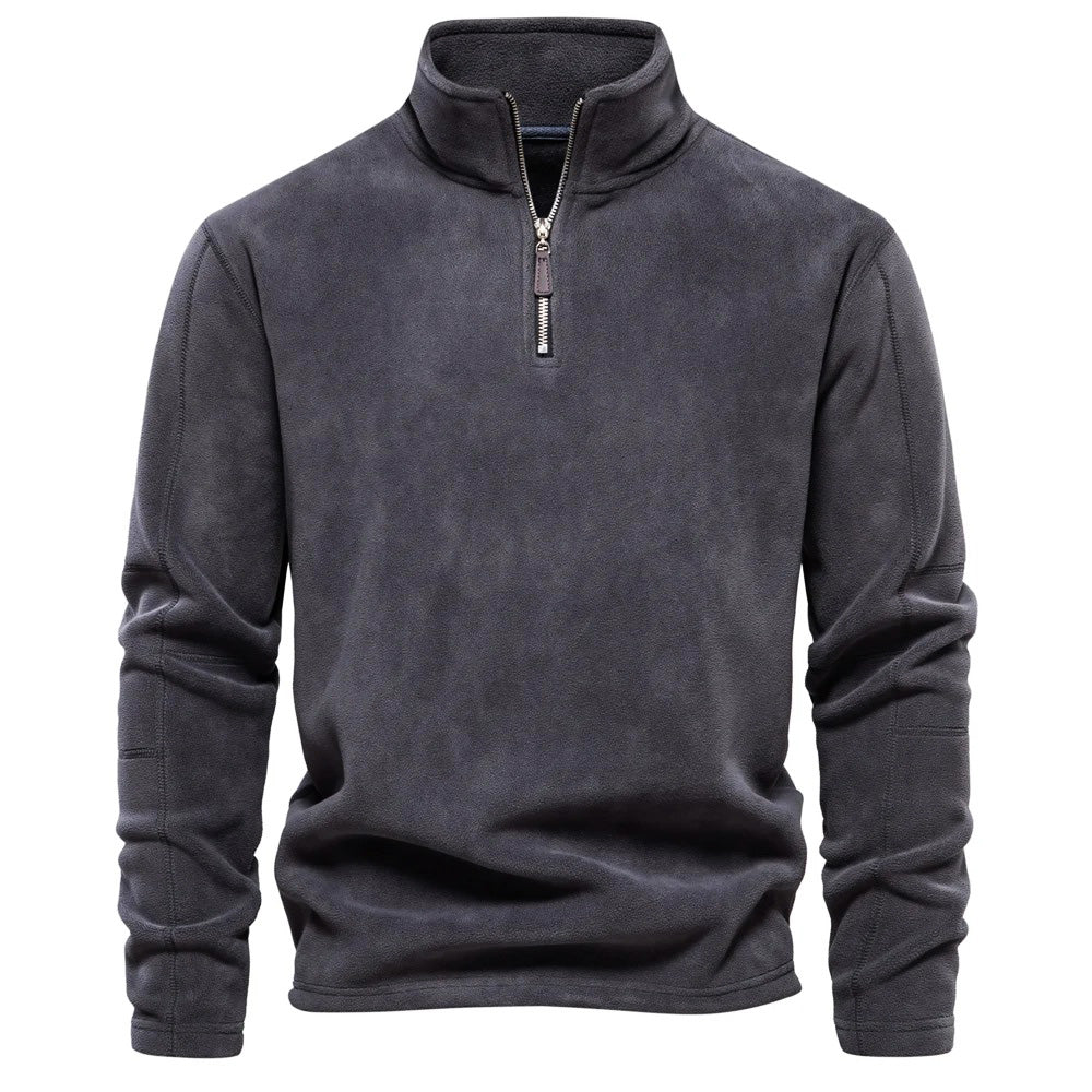 Jonás | Jersey polar con cuello alto y cremallera