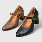 Lucinda | Zapatos con tira y tacón ancho