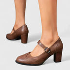 Lucinda | Zapatos con tira y tacón ancho