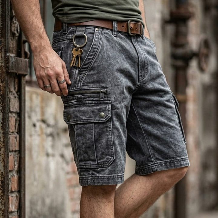 Lars | Shorts cargo vaqueros funcionales