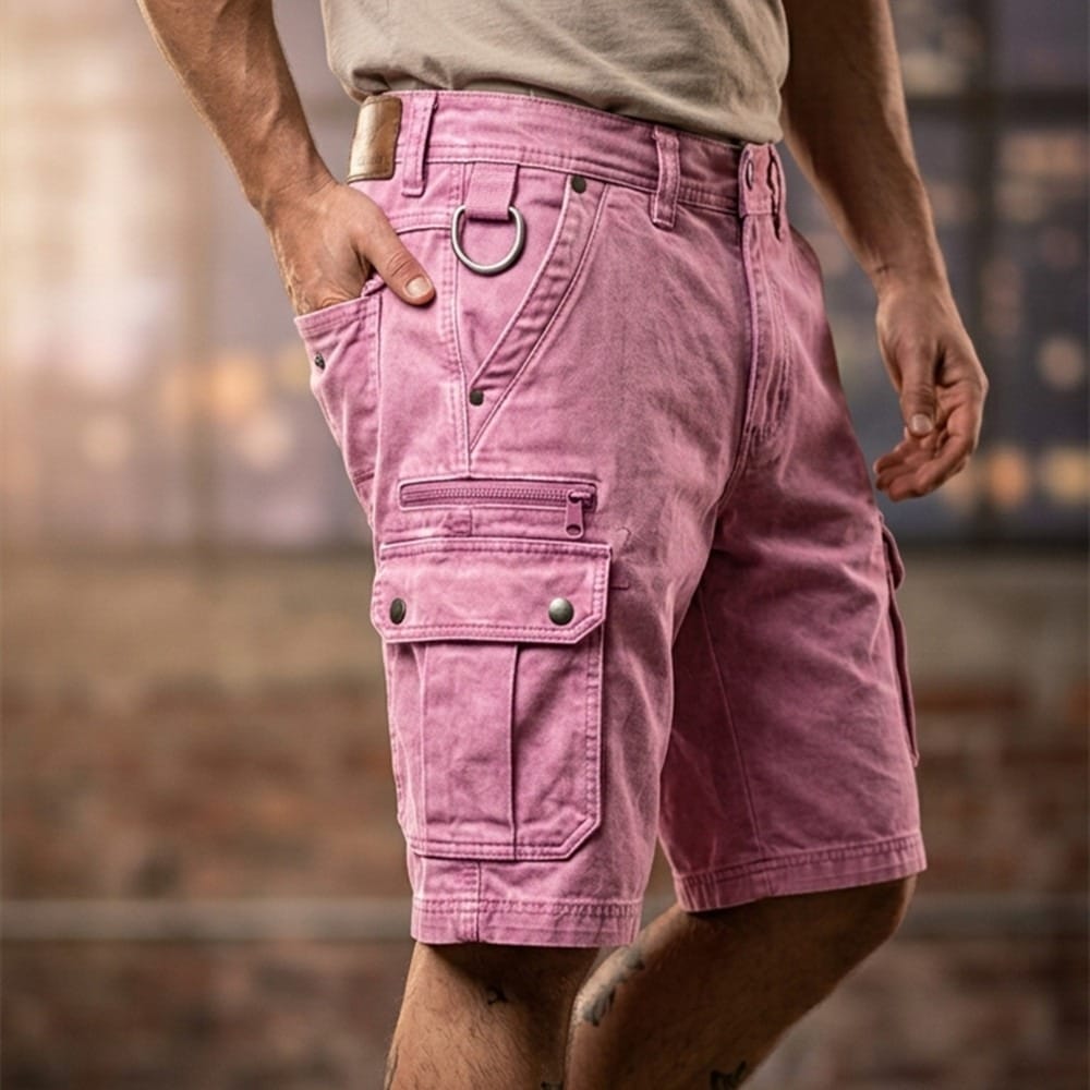 Lars | Shorts cargo vaqueros funcionales