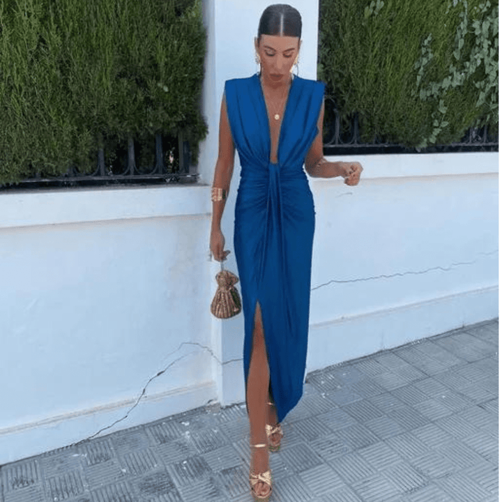 Isabelle | Vestido de fiesta con escote en V profundo