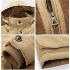 Pablo | Chaqueta de invierno cargo con forro polar