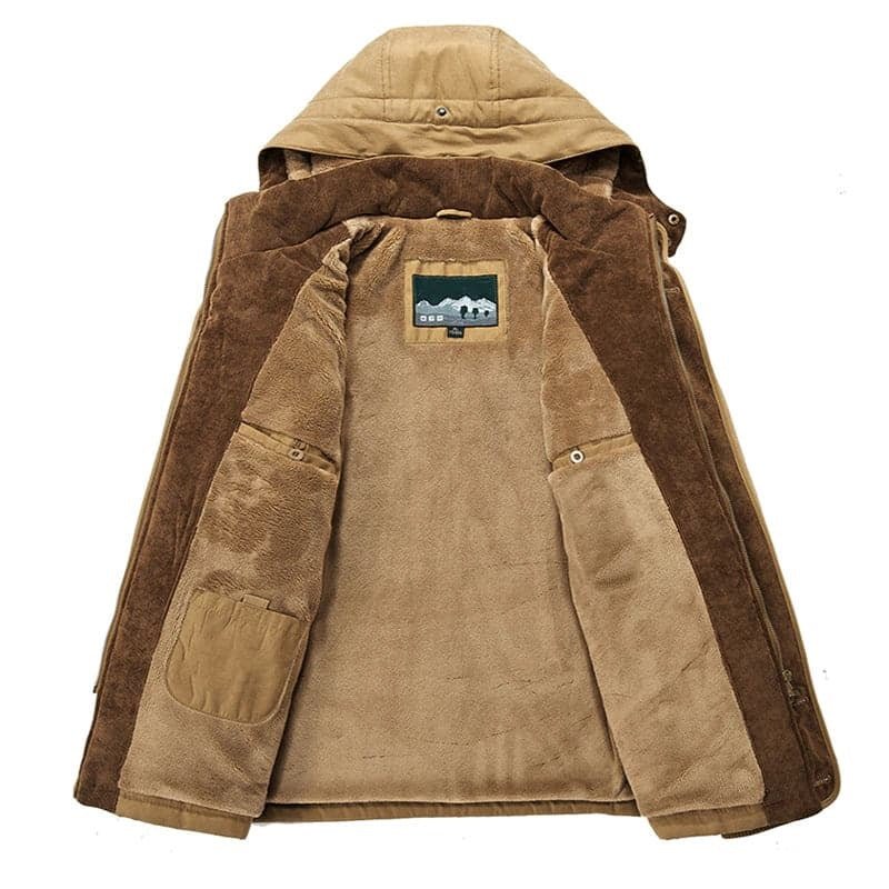 Fabián | Chaqueta de invierno cargo con capucha