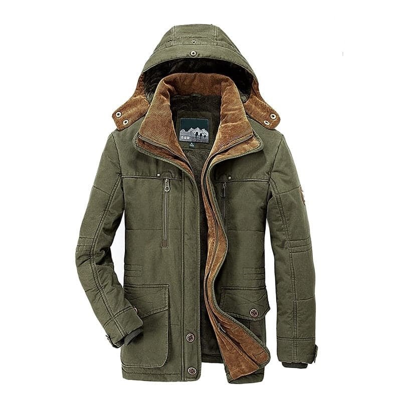 Pablo | Chaqueta de invierno cargo con forro polar