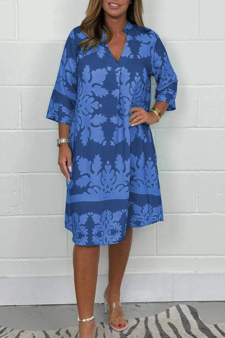 Niva | Vestido midi brillante de primavera