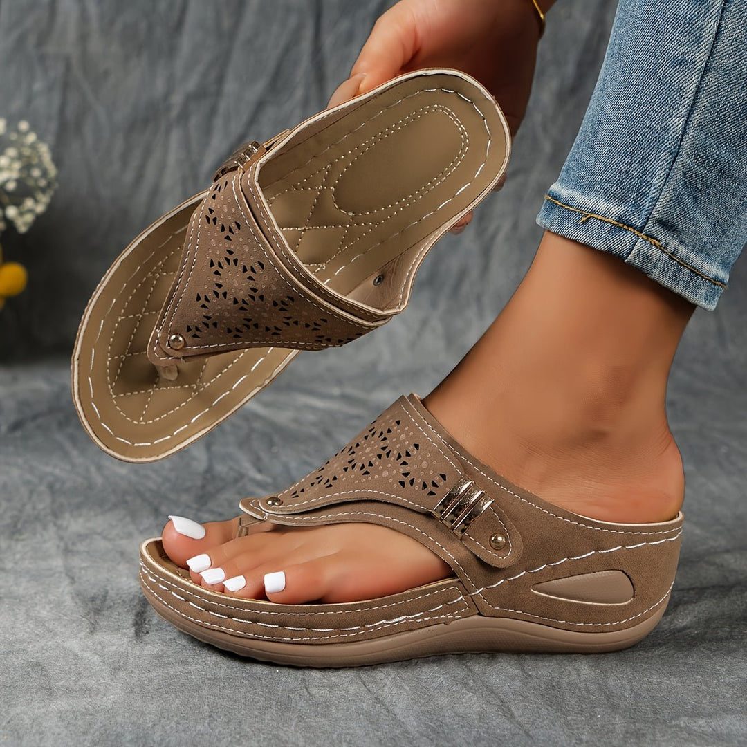 Mona | Sandalias cómodas de mujer con cuña