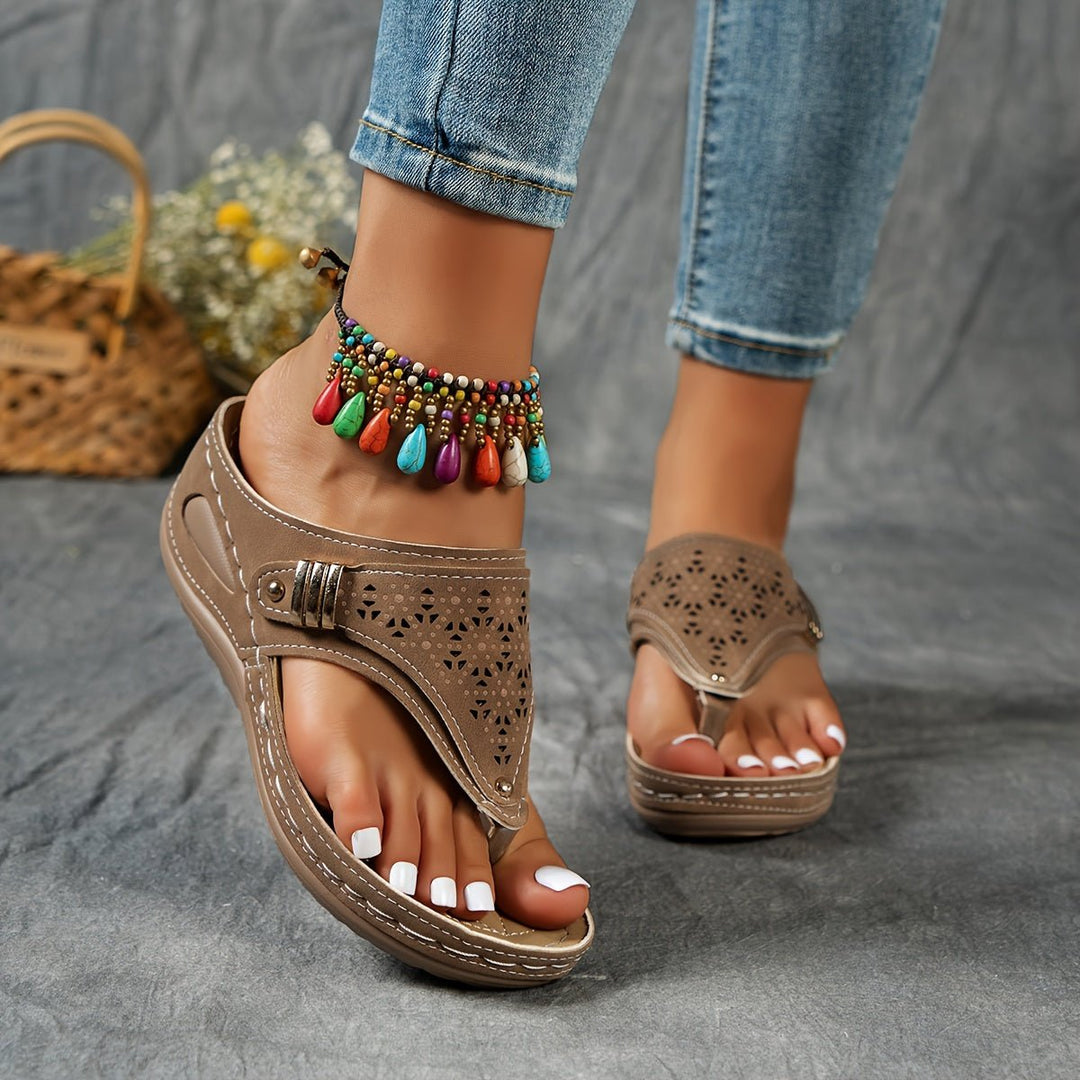 Mona | Sandalias cómodas de mujer con cuña