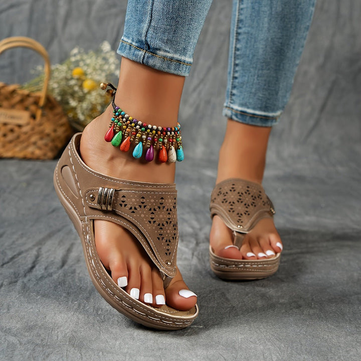 Mona | Sandalias cómodas de mujer con cuña