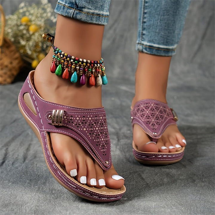 Mona | Sandalias cómodas de mujer con cuña