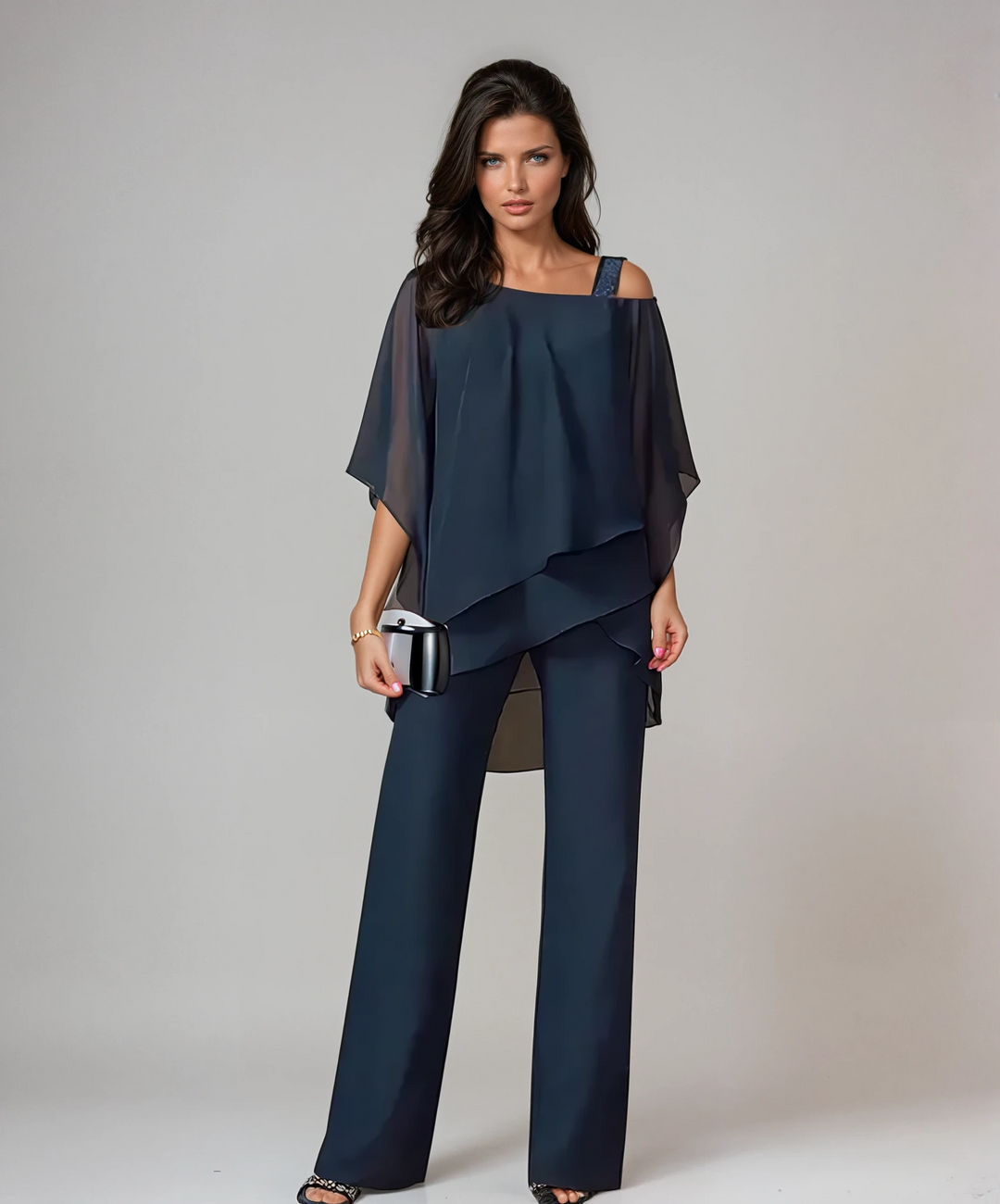 Leire conjunto azul marino