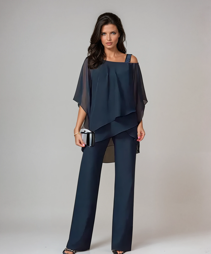 Leire conjunto azul marino