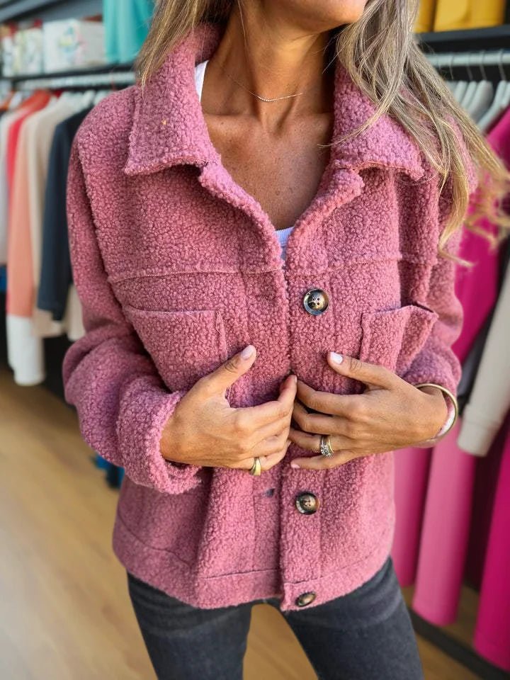 Sabina | Chaqueta de lana de cordero con solapas