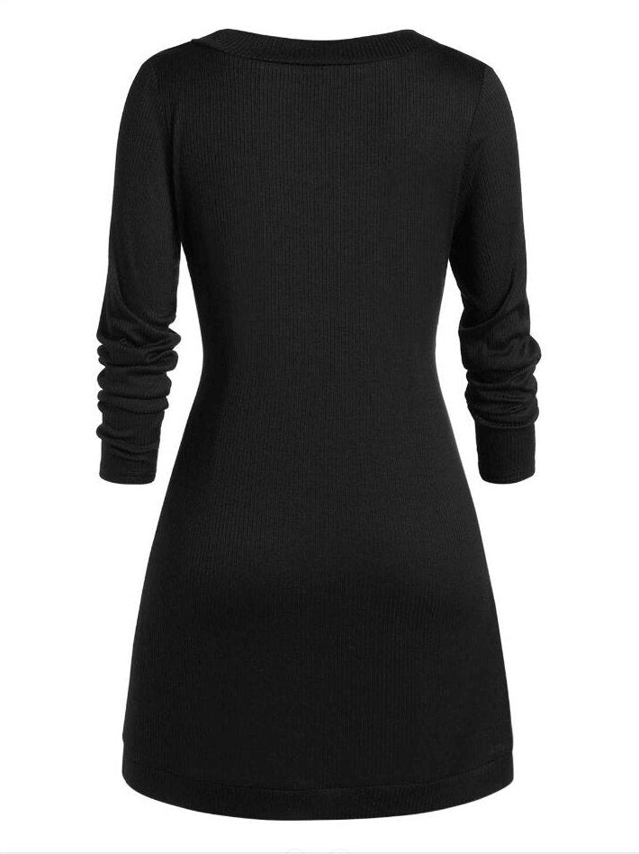 Clara | Vestido de punto con botones