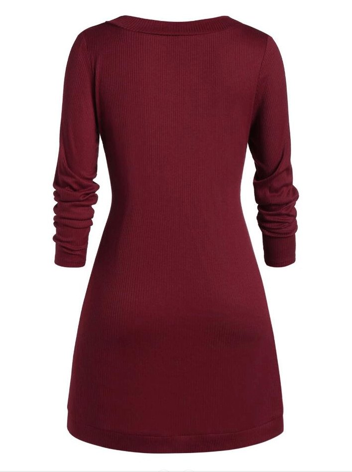 Clara | Vestido de punto con botones