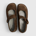 Iria | Zapatos de piel con tira y punta redonda