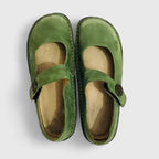 Iria | Zapatos de piel con tira y punta redonda