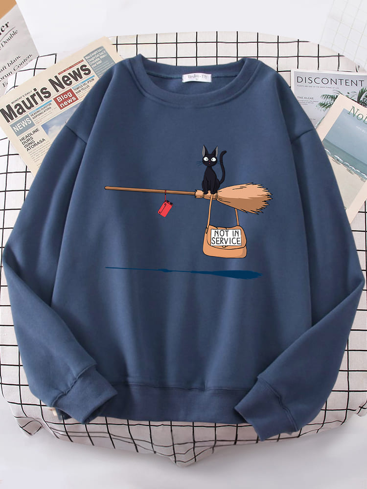 Mar | Jersey con estampado gráfico y puños de canalé