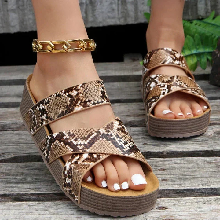 Yara | Sandalias ortopédicas de piel