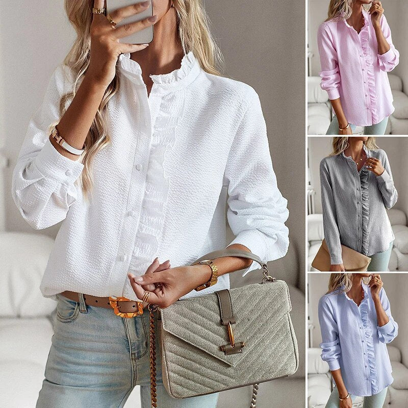 Mónica | Blusa elegante de rayas