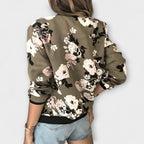 Lúa | Bomber ligera con estampado floral