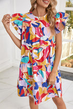 Romy | Vestido boho de verano con mangas vaporosas