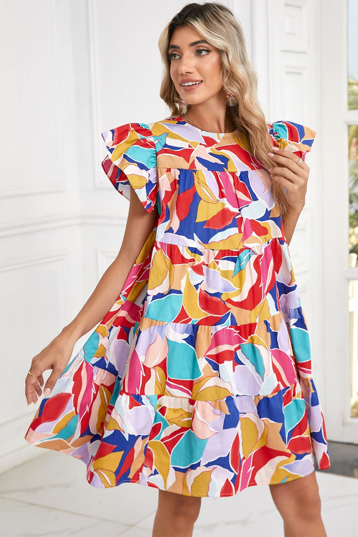 Romy | Vestido boho de verano con mangas vaporosas