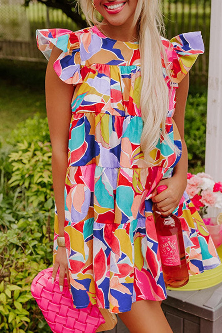 Romy | Vestido boho de verano con mangas vaporosas