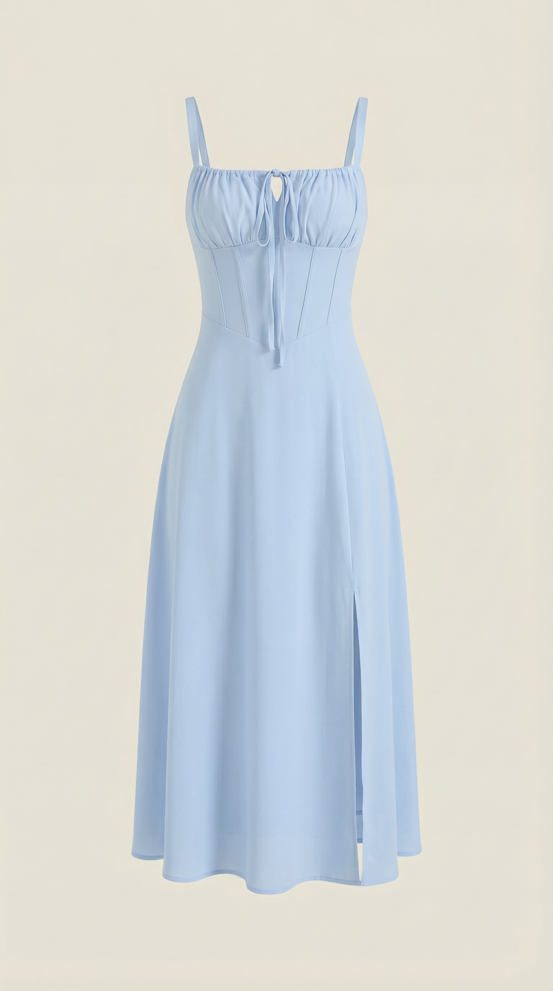 Elvira | Vestido midi con cordones