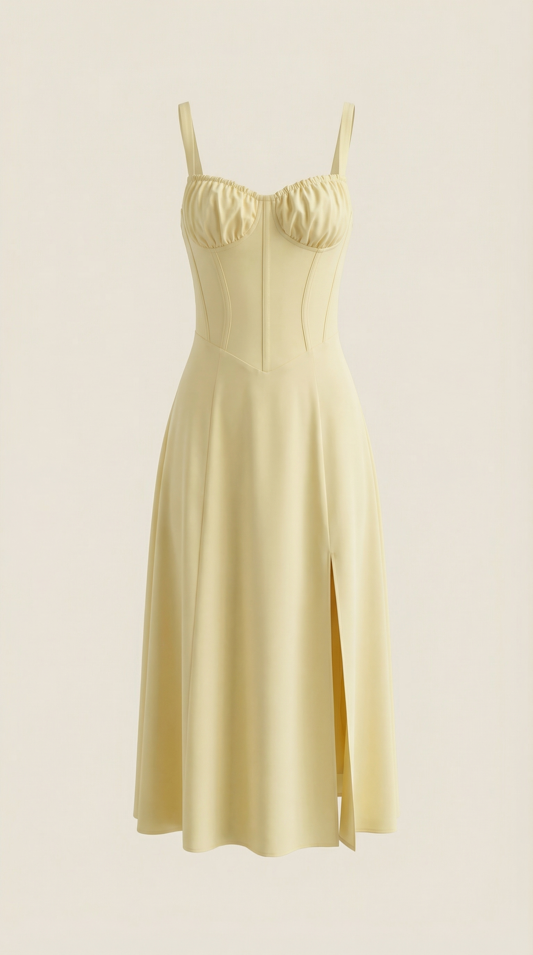 Elvira | Vestido midi con cordones