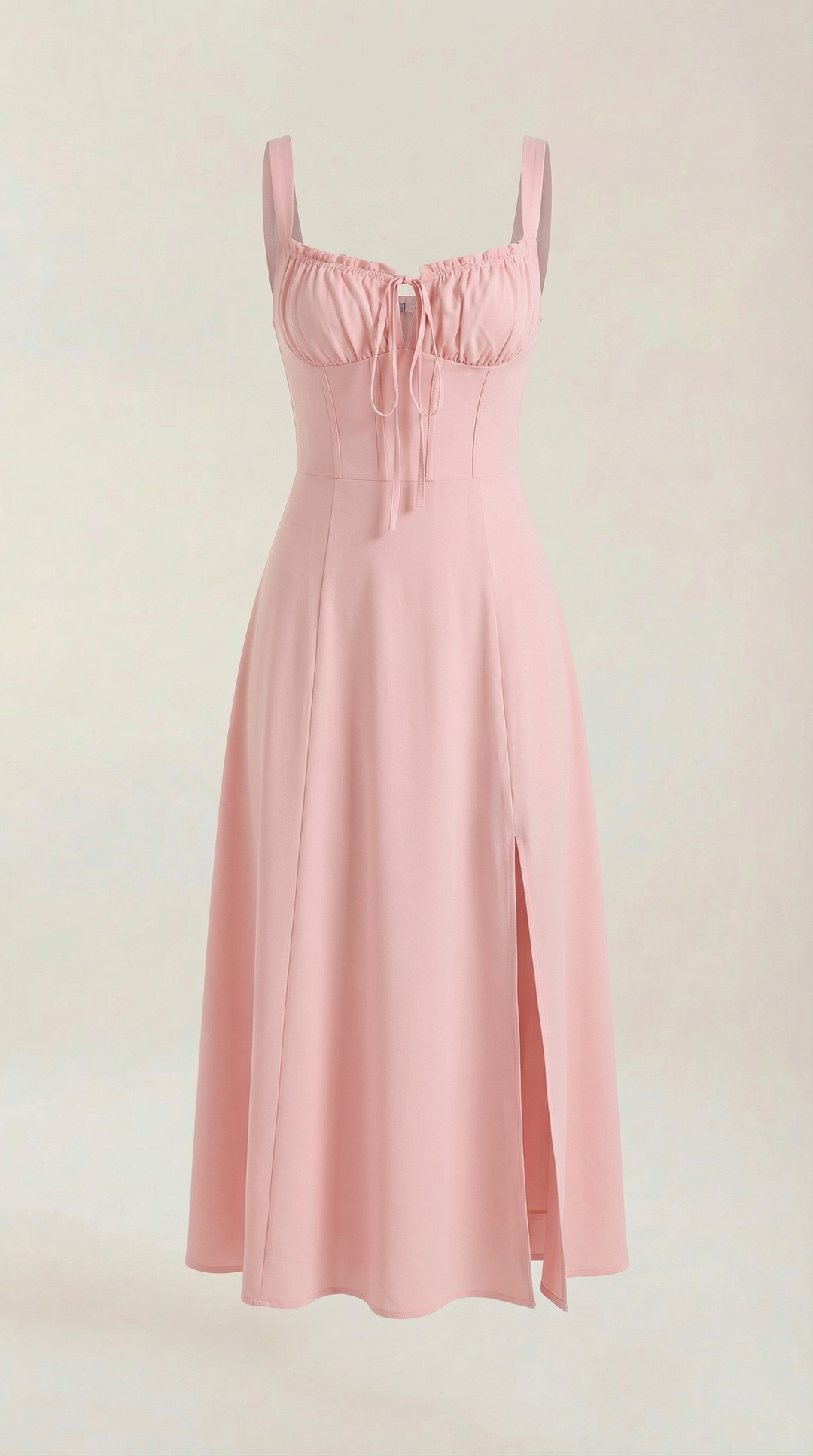 Elvira | Vestido midi con cordones