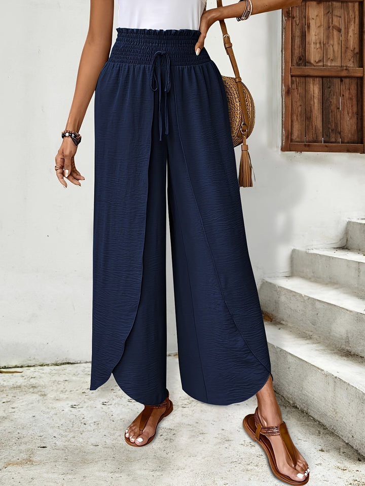 Rocío - Pantalón de verano ligero - Azul marino