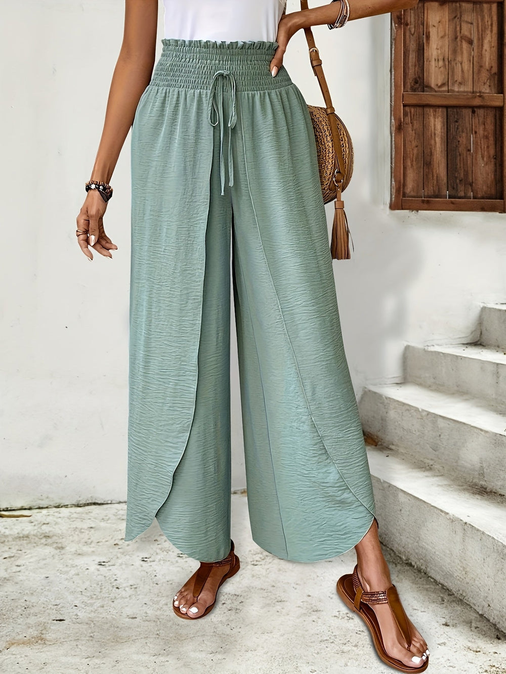 Rocío - Pantalón de verano ligero - Verde claro
