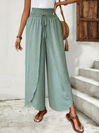 Rocío - Pantalón de verano ligero - Verde claro