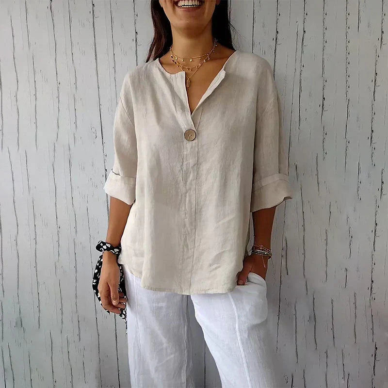 Natalia | Blusa versátil con botones