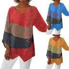 Petra | Blusa clásica con diseño geométrico