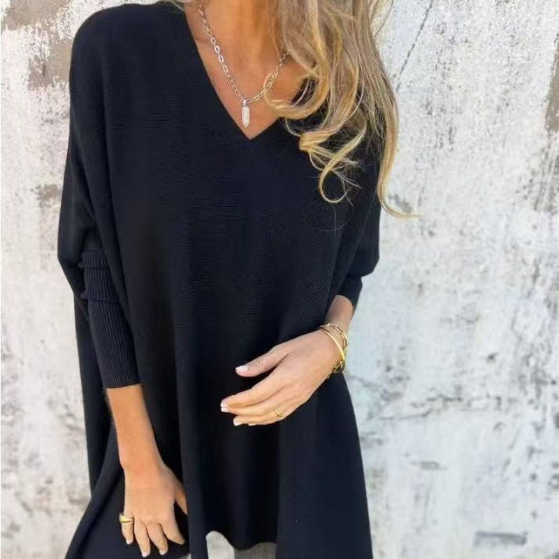 Uxue | Top holgado con escote en V