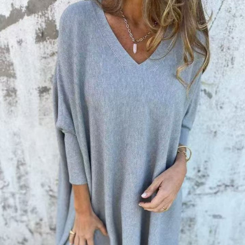 Uxue | Top holgado con escote en V