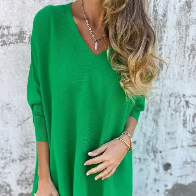 Uxue | Top holgado con escote en V