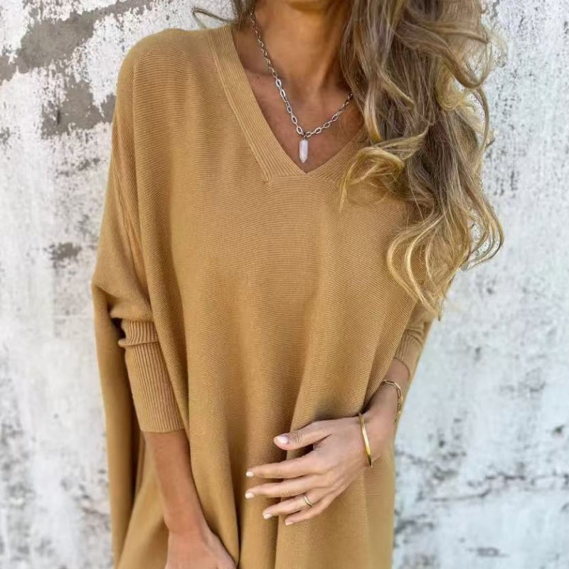 Uxue | Top holgado con escote en V