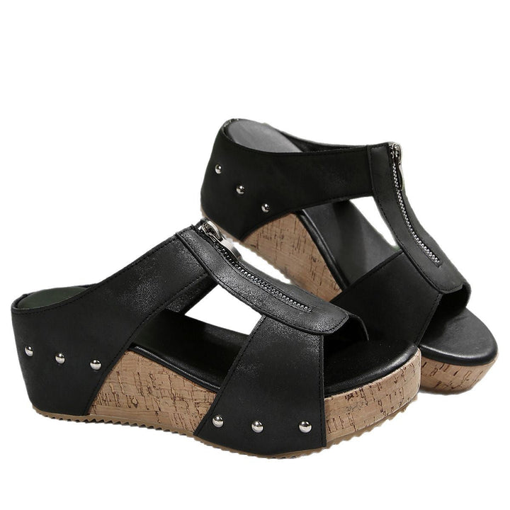 Gigi | Sandalias de cuña con estilo y suela confort