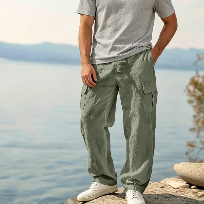David | Pantalón cargo de verano versátil